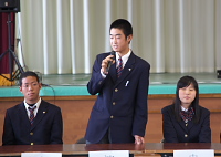 渡邊椋太君(2年文理進学) 渡邊椋太君(2年文理進学)