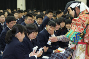 新入寮生激励会